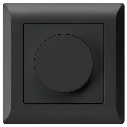 Variateur universel ENC kallysto.line coupure de phase ascendante avec LED noir 