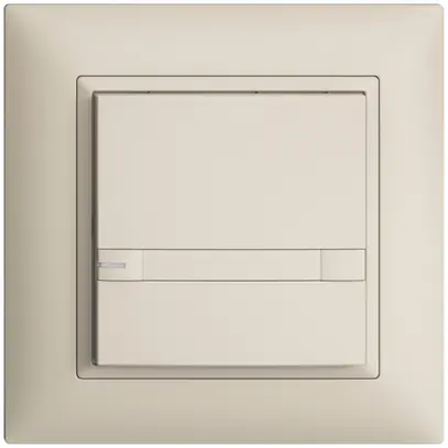 Pulsante INC KNX 1×EDIZIOdue colore crema RGB con LED con inserto carta 
