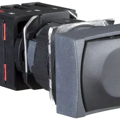 Poussoir INC affleurant Schneider Electric 1F noir 