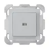 Interruttore pulsante luminoso INC kallysto 6/1P grigio chiaro piastra fissaggio 