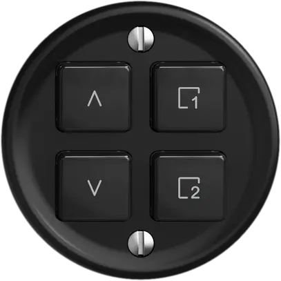 Interruttore tapparelle STANDARDdue Wiser SNAPFIX® 1 scena 4 tasti ne 