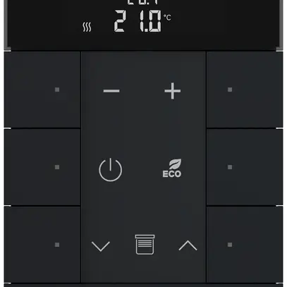 Module de commande ABB-free@home SBR-F-6.0.1, RTR 6 touches noir mat 