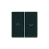 Faccia pulsante per tapparelle KNX Hager BA basico Z doppio nero 