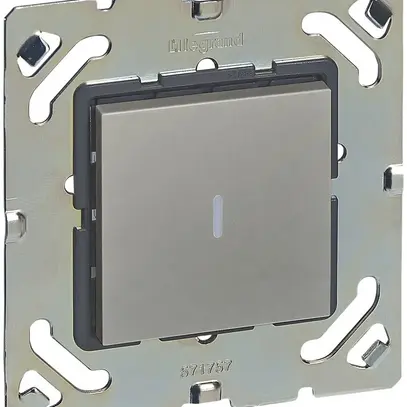 Contatto a pulsante INS ARTEOR, con piastra di fissaggio, magnesio 