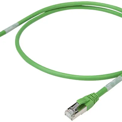 Cavo patch RJ45 WAGO 756-1250, cat.6A S/FTP, LSZH, verde, 3m 