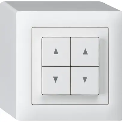 Interruttore per tappar.AP kallysto bianco con 4 tasti 