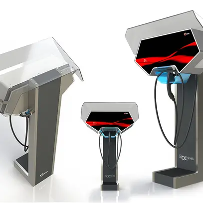 Standfuss mit Schutzdach Für EFACEC QC24S 