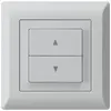 Pulsante per tapparelle INC kallysto.line con 2 tasti di comando gris clair 