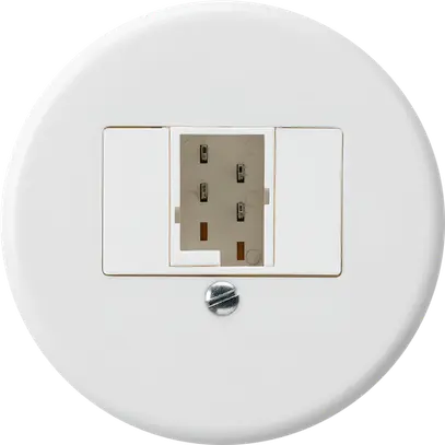 Inserto per scatola INC basico 1×TT83 bianco 