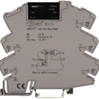 Stecksockel JUMPFLEX WAGO mit Solid-State-Relais 24V DC 