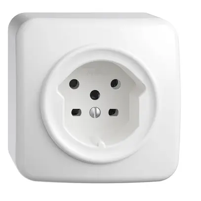 Prise AP STANDARDdue T15 blanc 