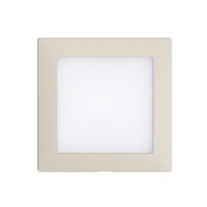 Kit frontal EDIZIOdue crema 60×60mm pour luminaire LED 