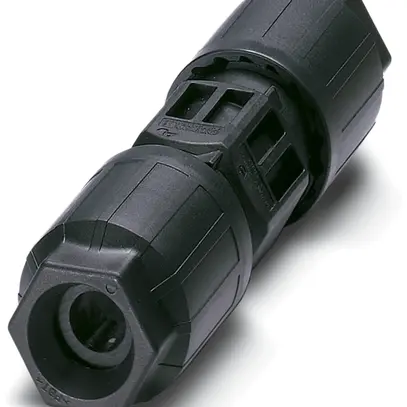 Connettore QUICKON 4LPE 1…2.5mm² Ø9…16mm 2×dado nero 