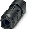 Connettore QUICKON 4LPE 0.5…1.5mm² Ø5…10mm 2×dado nero 