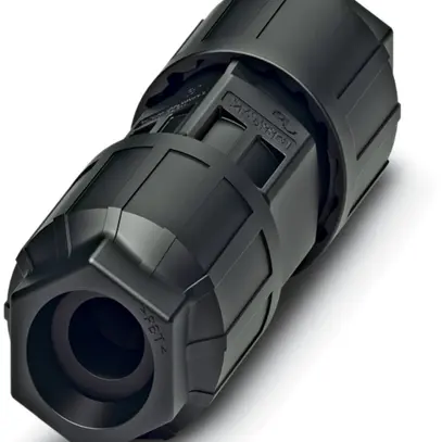 Connettore QUICKON 4LPE 0.5…1.5mm² Ø5…10mm 2×dado nero 
