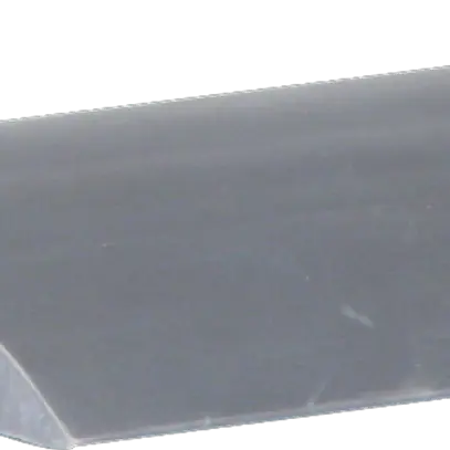 Copricavo per pavimento in gomma 76×17mm 1.5m grigio 