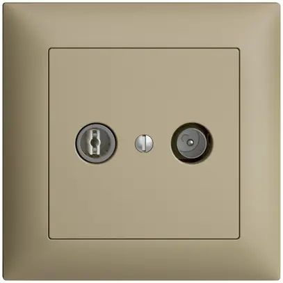 Prise TV-R ENC EDIZIOdue 19dB sand à large bande 5…2000MHz, FMI 