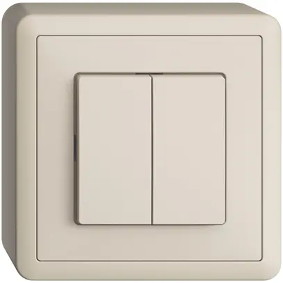 Interruttore AP EDIZIOdue 1/3+3/1P crema 