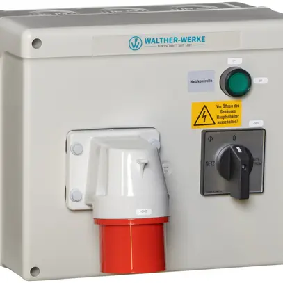 Alimentazione di emergenza AP Walther-Werke 32A con pulsante di controllo 