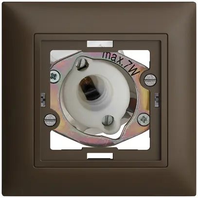 Signal lumineux ENC EDIZIOdue coffee 7W, sans calotte plate 