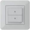 Interruttore per tapparelle INC kallysto.trend 2 tasti di comando grigio chiaro 