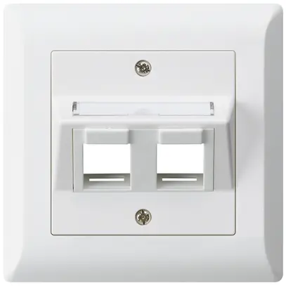 Kit de montage ENC kallysto.line 2×Keystone blanc 