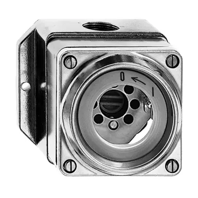 Contatto rotat. AP umid.0<1/1 Al, per serratura, senza cil. 