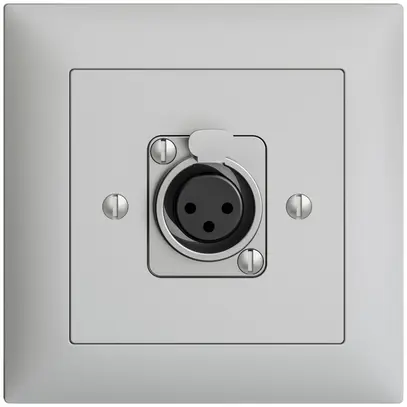 Kit di montaggio INC EDIZIOdue XLR 3L P grigio chiaro 