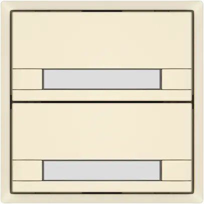 Poussoir KNX RGB EDIZIO.liv SNAPFIX® capteur temp.s.LED étiqu.2× comm.2T cr 