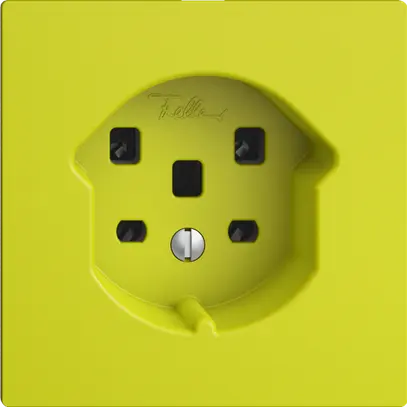 Prise ENC EDIZIOdue T25 16A lemon, bornes à vis 