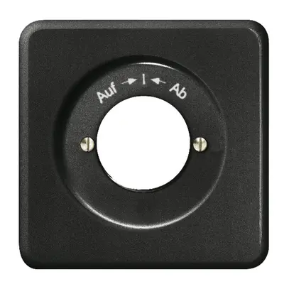 UP-Frontset Auf-I-Ab schwarz für Schlüsselschwenktaster FH 