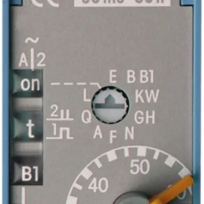 Relè a tempo ComatReleco C83, 24…240VUC, scatola blu/grigio 