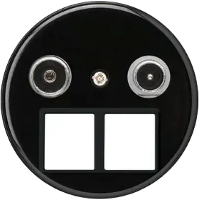 Prise multimédia basico TV-R montage A 19dB 2GHz noir 