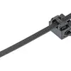 Clip di bordo PAN c.fascetta BT2S-300 fissaggio laterale 0.7…3mm parallelo 