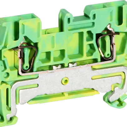 Morsetto di protez. 0.08…6mm² connessione a molla verde/giallo 