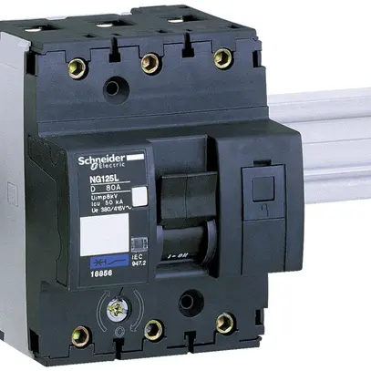 Disgiuntore Schneider Electric NG125N 3P 80A D 