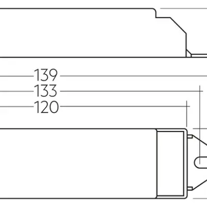 Elément de secours Tridonic EM pLED ST FX 201 LiFePO4 1W bornes à vis 