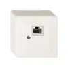 Boîte AP 1×RJ45/s 8P blanc R&M swissline 