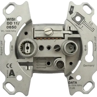 Presa dati R/TV DD11 11dB 5…65MHz, senza griffa 