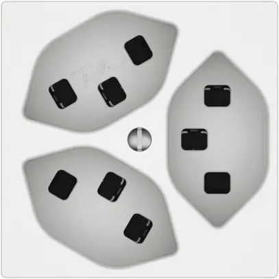 Presa EDIZIO.liv SNAPFIX® 3×T23 bi 