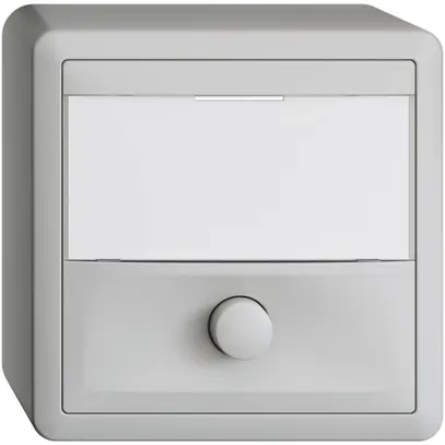 Tasto AP con porta-etichetta EDIZIOdue grigio chiaro 