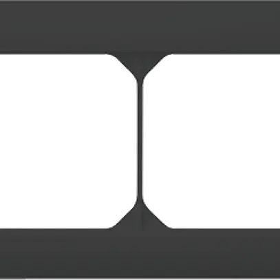 Intestazione INC kallysto.line 1×2 nero orizzontale 