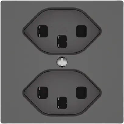 Presa EDIZIO.liv SNAPFIX® 2×T23 grs 