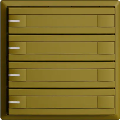 Poussoir KNX RGB EDUE, 250mW, a.LED RGB, papier, 4×poussoir, comm.2×touches, ov 