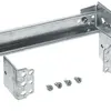 Rail DIN Hager univers N 1 travée 35×15×1.5mm abaissable 