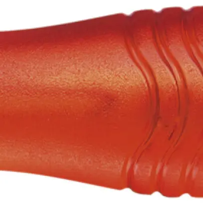 Manche plastique 125mm rouge 