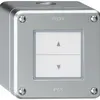 Pulsante per tapparelle AP robusto IP55 alluminio con 2 tasti di comando 
