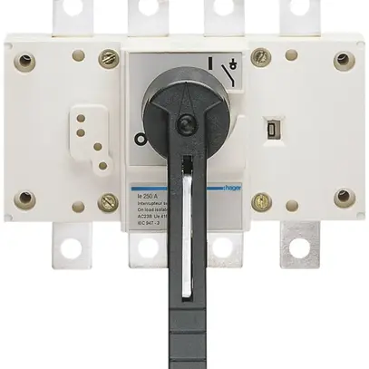 Interruttore sezionat.INS Hager 4L 250A montaggio frontale con indicazione 