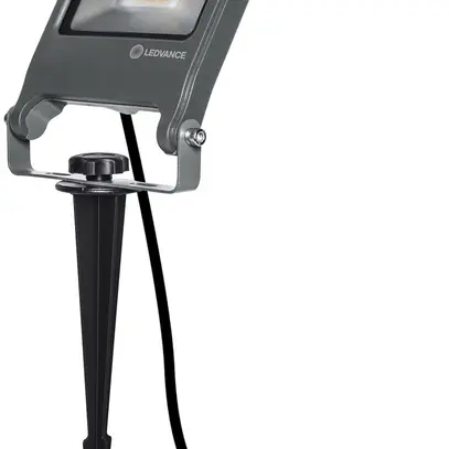LED-Gartenlampe LDV ENDURA GARDEN Flood, 20W 830 mit Erdspiess 