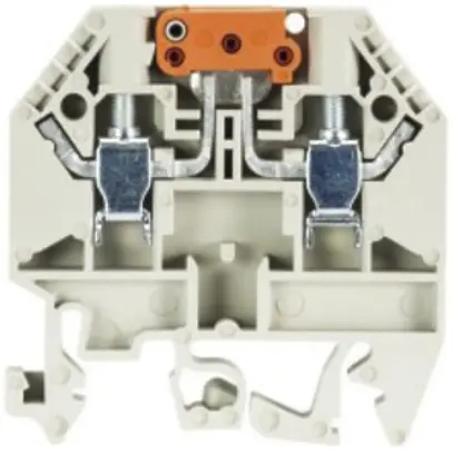 Morsetto sezionatore a coltello WK 0.5…4mm² 750V vite guida TH35/G32 grc 